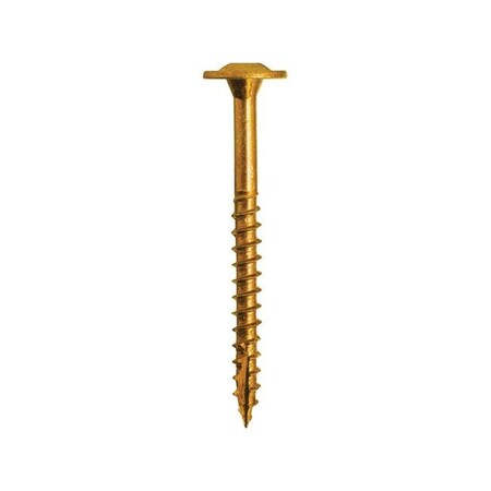 Grk Fasteners GRK Fasteners 5914874 100 Piece Washer No. 8 x 1.75 in. Cabinet Screws Yellow Zinc 5914874